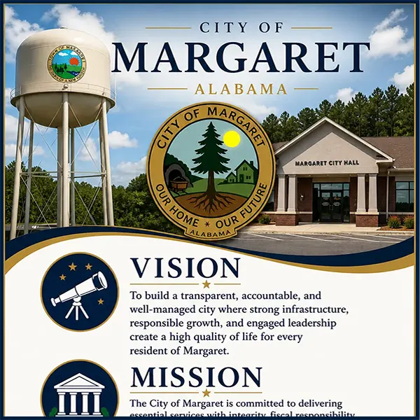 City of Margaret Alabama Mission and Vision Statement